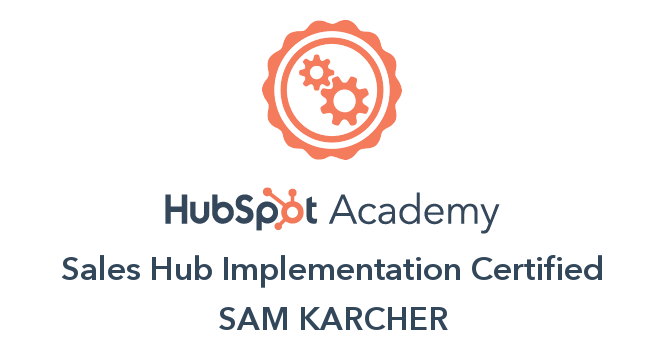 Sam - HubSpot Sales Hub Implementation Cert