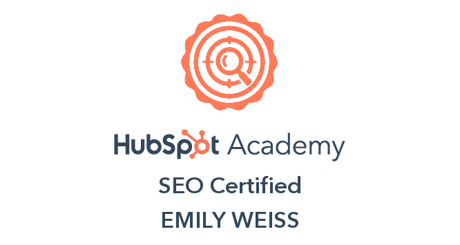 Weiss_HubSpot SEO Certification