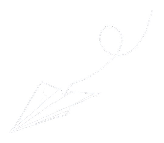 Paper Airplane white