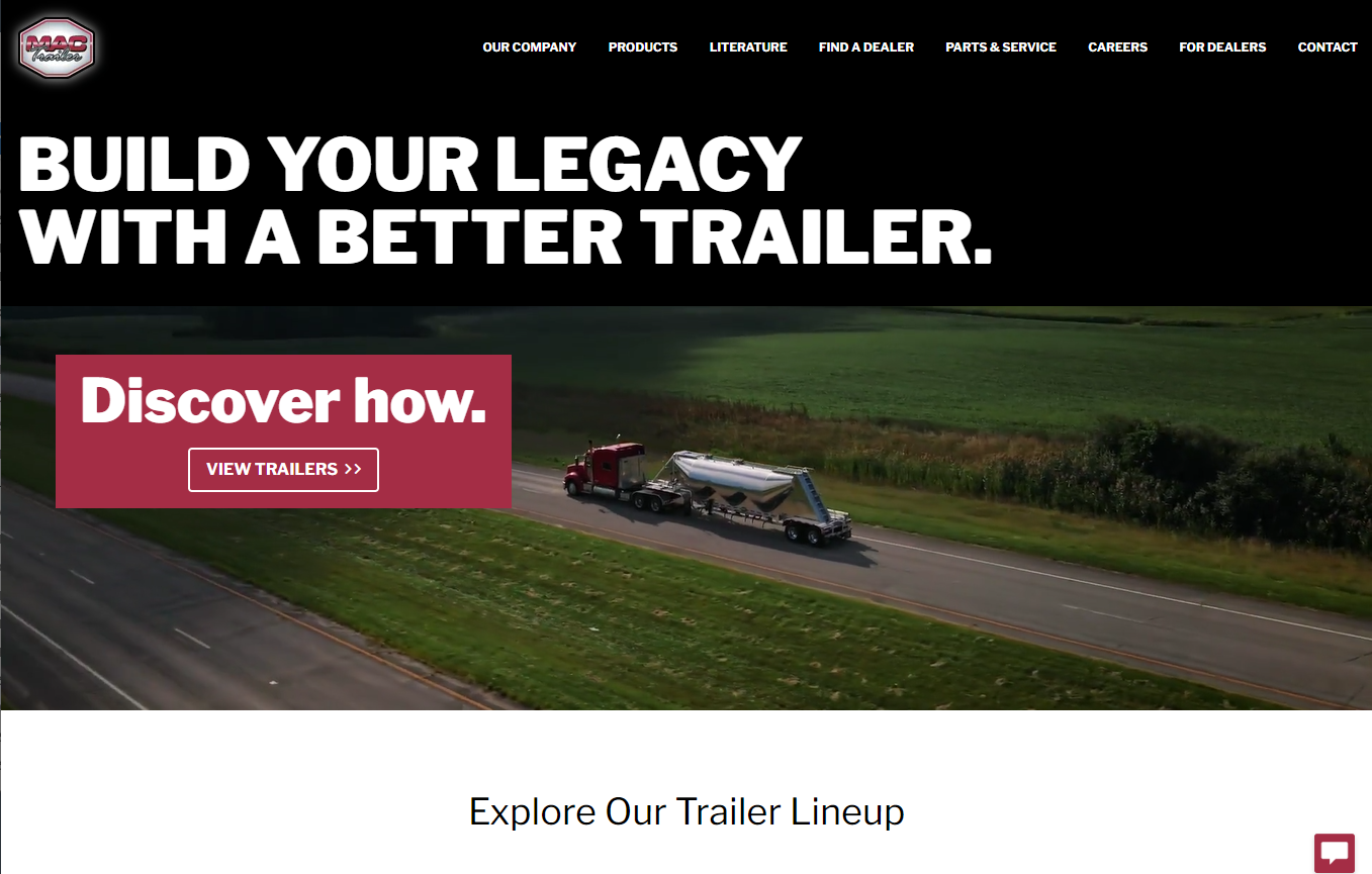 MAC Trailer Homepage