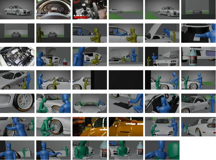 video production storyboards for PDP brand video planning and shot composition